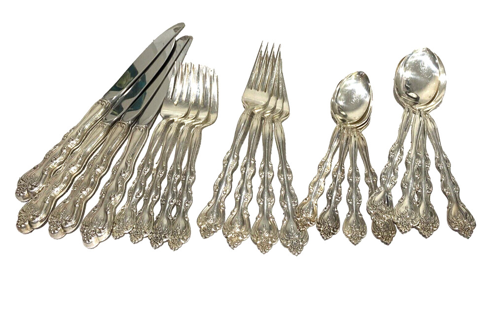 20 PC International Silverplate Interlude Flatware Set 4 place settings 1971